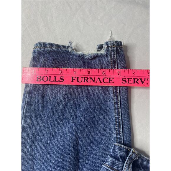 Vervet 29 Jeans 90s Y2K Flare Distressed Raw Hem Retro Grunge Button Fly Momcore - Picture 8 of 11